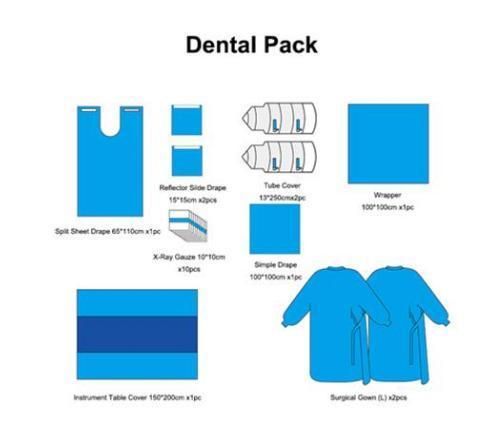 Medical Consumables Disposable Dental Surgical Drape Pack Kit Suppliers