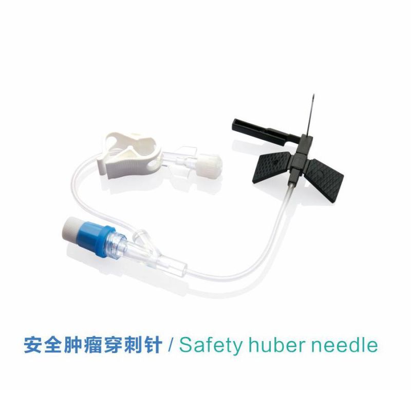 Safety Huber Needle China Safety Lok Butterfly Needle Blood Draw Sampling Collection Needle