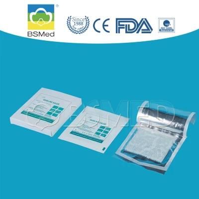 Sterile Vaseline Gauze Swab 10cm*10cm