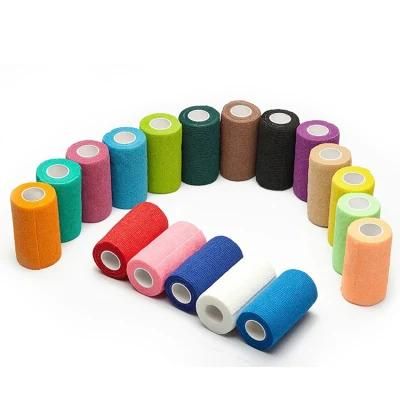 Medical Colorful Non-Woven Elastic Cohesive Bandage
