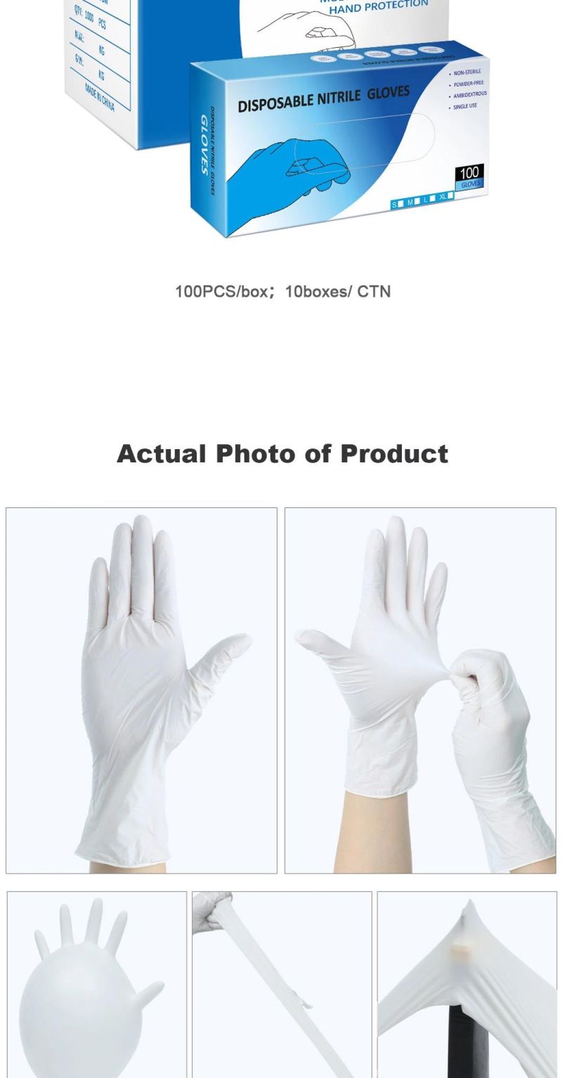 Disposable Suppliese From China Food Serviece Nitrile Gloves