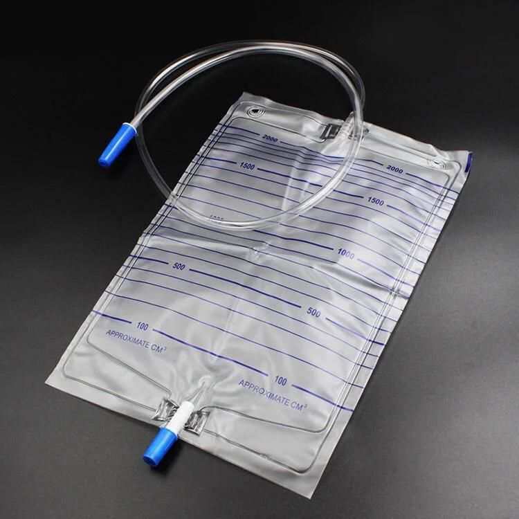 Disposable Urine Bag/Drainage Bag with Push-Pull Valve