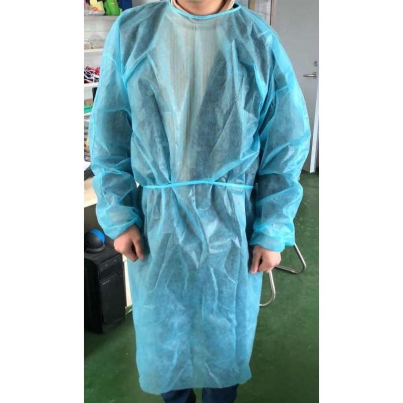 Protection DuPont Tyvek Isolation Disposable Coverall Gown
