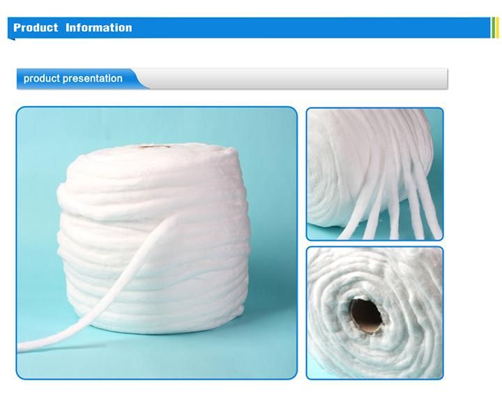 Medical Supply Equipment Cotton Slivers Coil