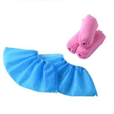 Disposable Non-Woven Fabric Shoe Cover Blue Color