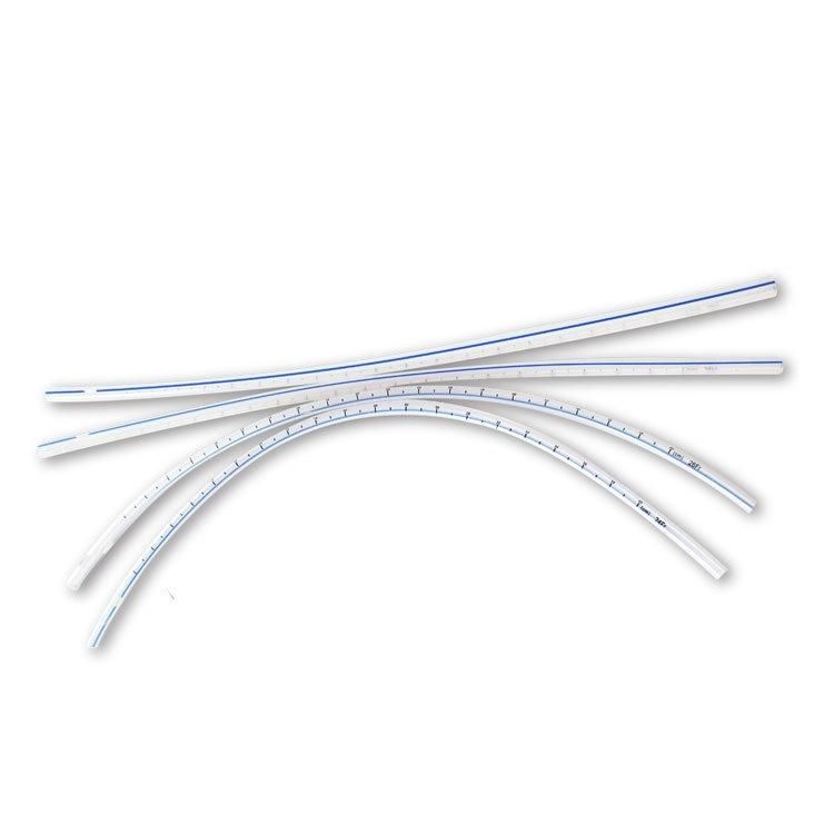 Disposable Medical Grade Silicone Drainage Chest Tube Perforated and Printed