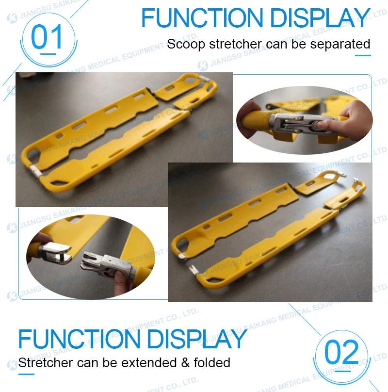 Ce Certification Simple Foldable Scoop Stretcher