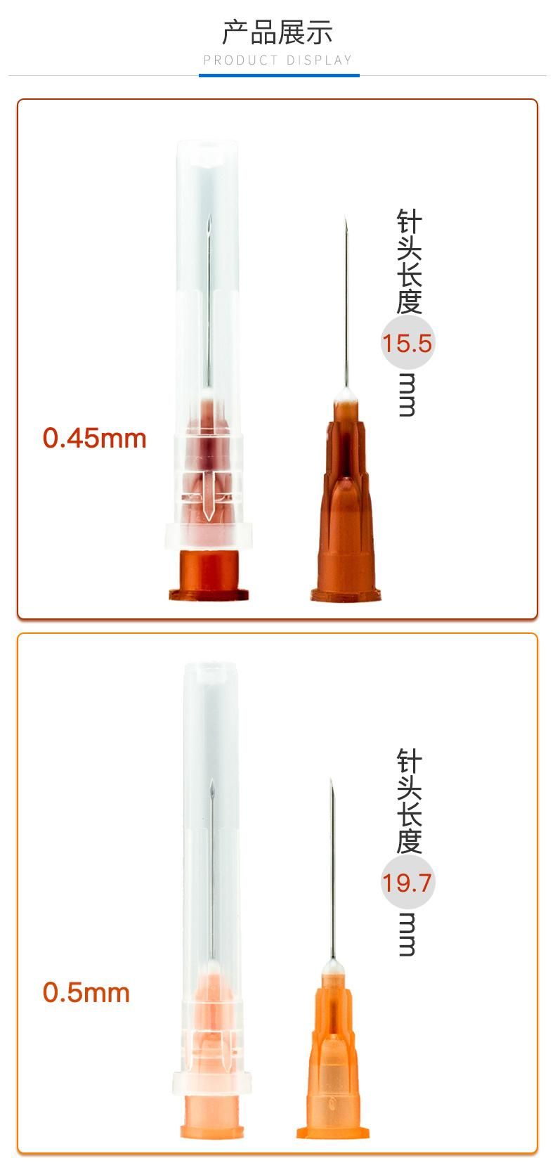 Disposable Medical Sterile Injection Needle 0.9mm*37mm Medical Syringe Needle Needle Device