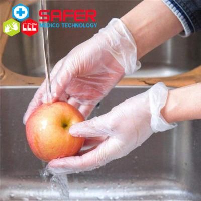 Disposable Examination Clear Safety Vinyl Gloves