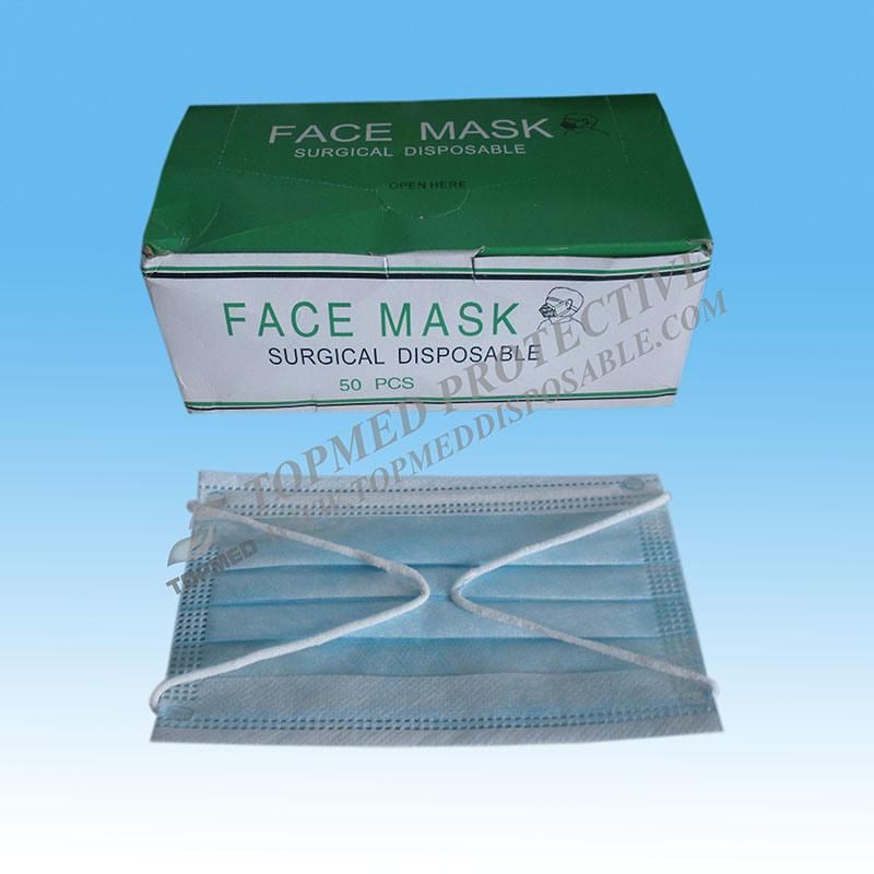 3-Ply Nonwoven Earloop Facial Mask Against Dust