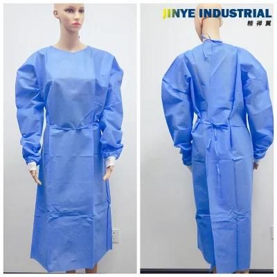 Disposable Surgicalgown Sterile or Non Sterile Non Woven SMS
