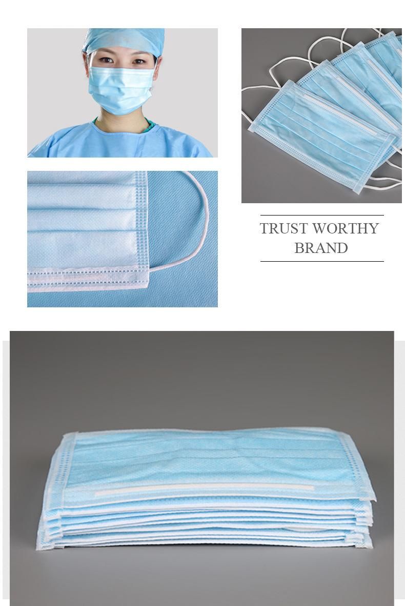 ISO, Ce Approved Medical 3 Ply Face Mask