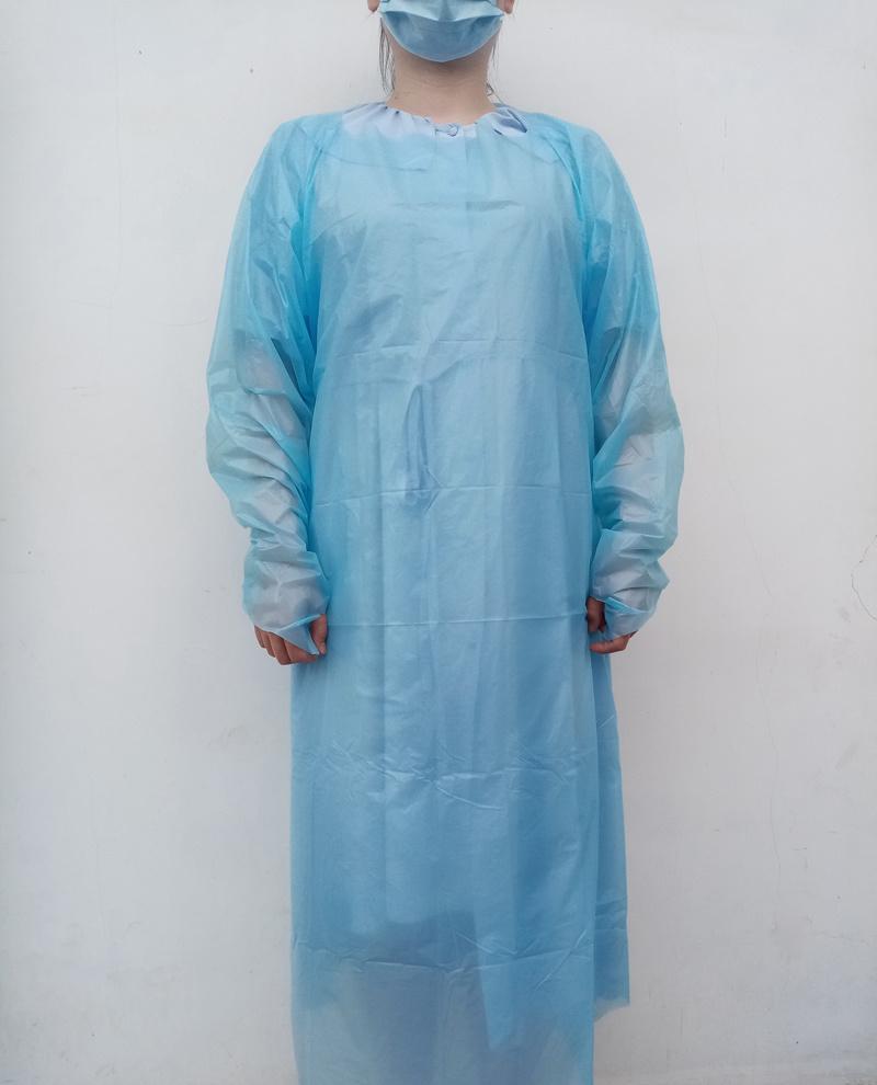 Disposable Visitor Coat CPE Isolation Gown Manufacturer
