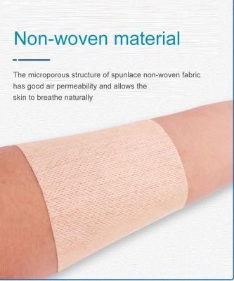 Mdr CE Approved Highly Breathable White or Skin First Aid Tape with Cotton Cloth and Glue