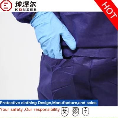 Economical and Practical Resistance Light Liquid Chemical Medical Protective Clothing Surgical Clothes