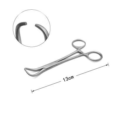 Stainless Steel Medical Surgical Cloth Flat Head Surgical Making Pliers Towel Clamp