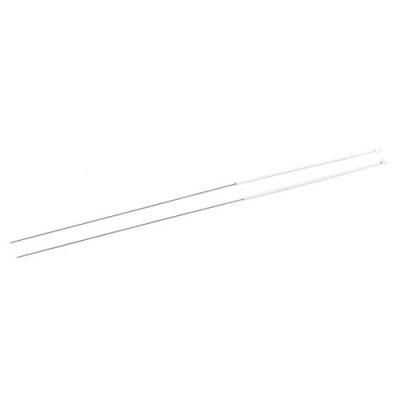 100PCS/Box Factory Price Disposable Sterile Aluminum Foil Packing Silver Plated Handle Acupuncture Needles