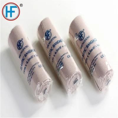 Disposable Medical Hospital Gauze Supply Skin Color High Elastic Cotton Crepe Bandage Factory with CE ISO