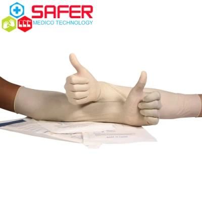 Gynaecological Gloves Latex Powder Disposable From China