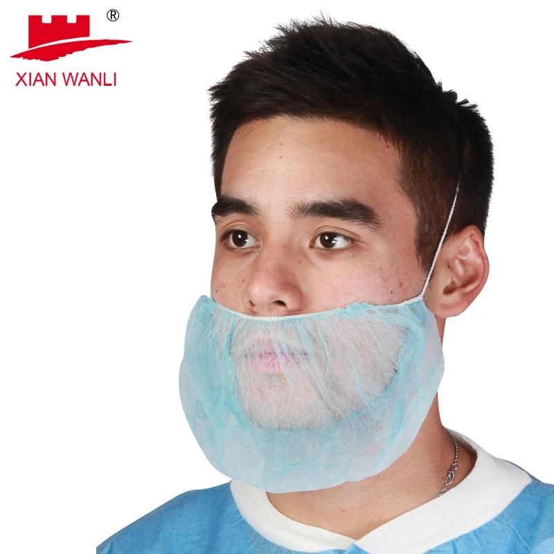 Disposable Non Woven Beard Cover Used for Food Process Industry