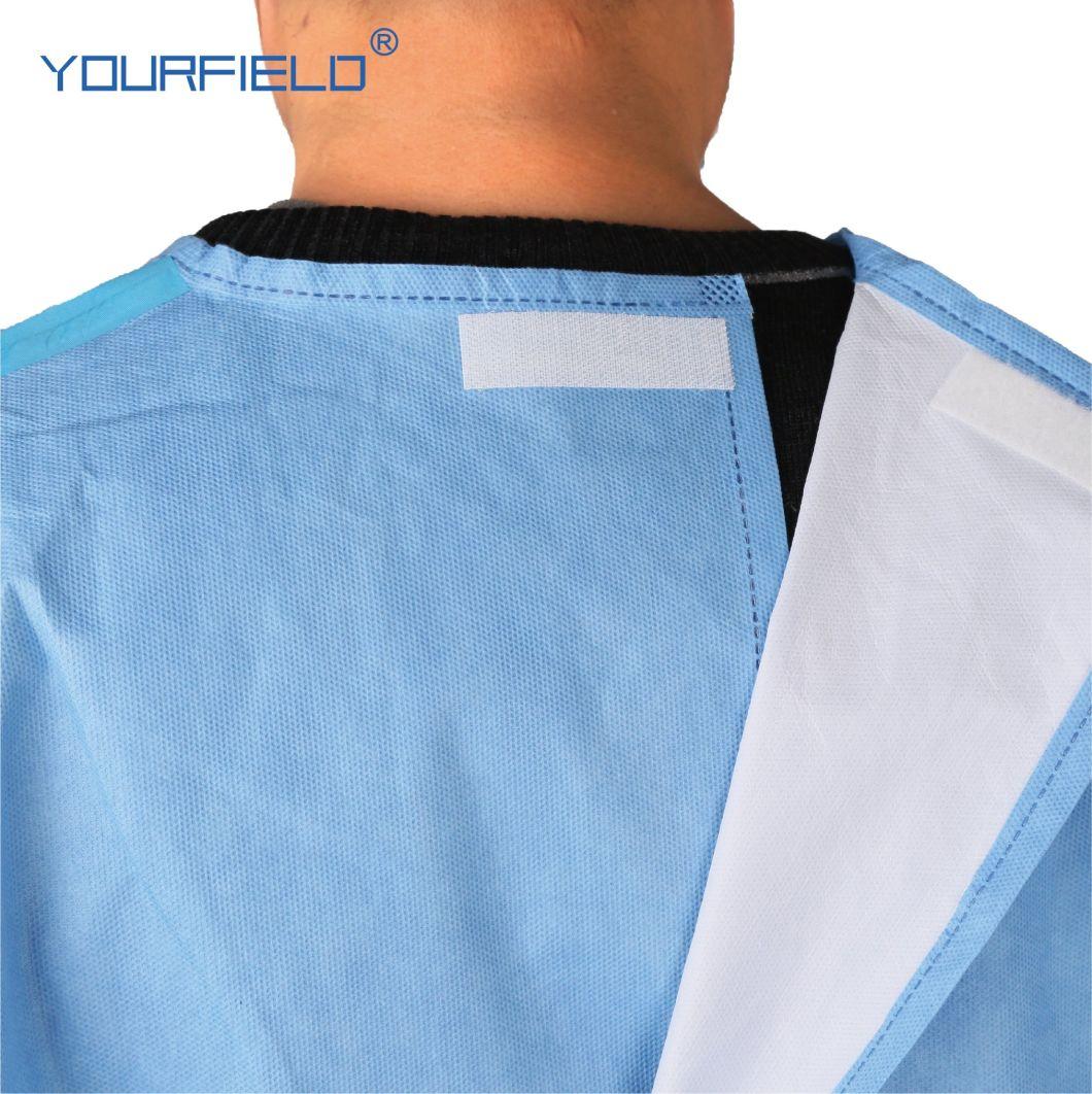 AAMI Level 3 Non-Woven Surgical Gown with Test Report