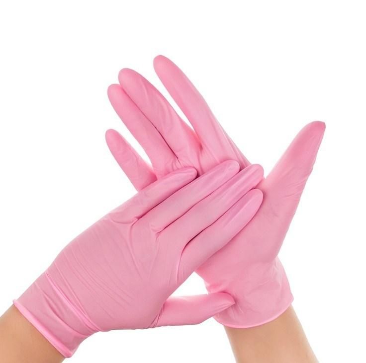 Wholesale Disposable Blue Medical Nitrile Gloves
