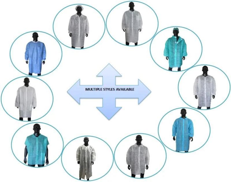 General Medical Supplies Cheap Disposable Lab Coats Medical Lab Coat