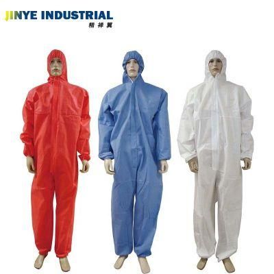 Disposable Coveralls Medicalwith Hood SMS Safety Overalls Hazmat Coveralls Suit