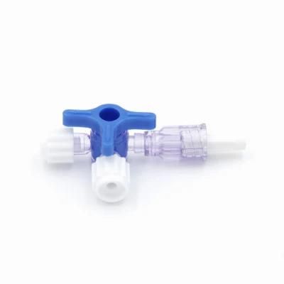 Disposable Medical 3 Way Stopcock with Extension Tube
