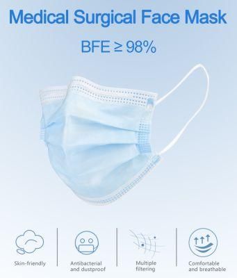 Hospital Use Disposable Medical Surgical Face Mask Type Iir Face Mask