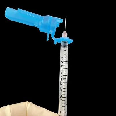 CE/FDA Approved Disposable Safety Insulin Syringe 50/101units