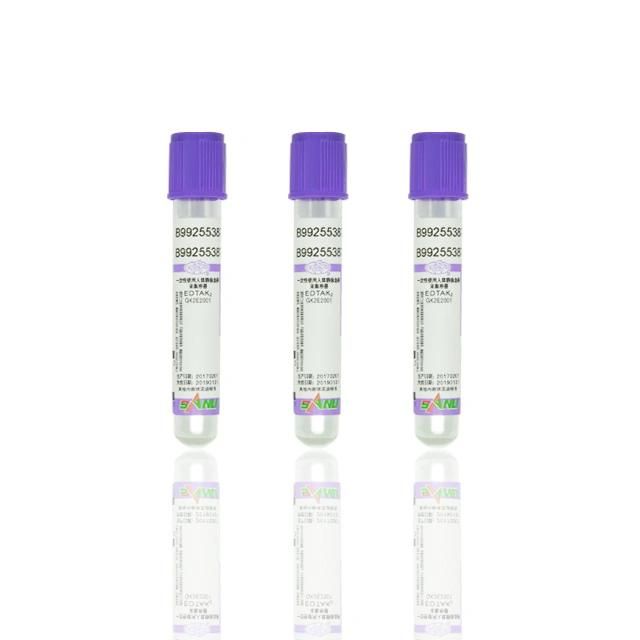 PP/PE or Glass with No Additive Plain Tube Vacuum Blood Collection Tube