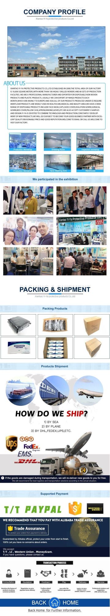 Microporous Tape Film Disposable Protective Boot Cover Waterproof Boot Cover Bootcover with Tie