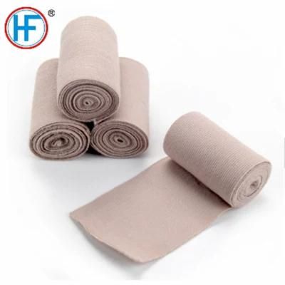 Disposable Medical Hospital Gauze Supply Skin Color High Elastic Cotton Crepe Bandage Factory