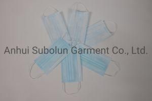Disposable Non-Woven Face Mask Medical Surgical Face Mask with 3 Ply Earloop