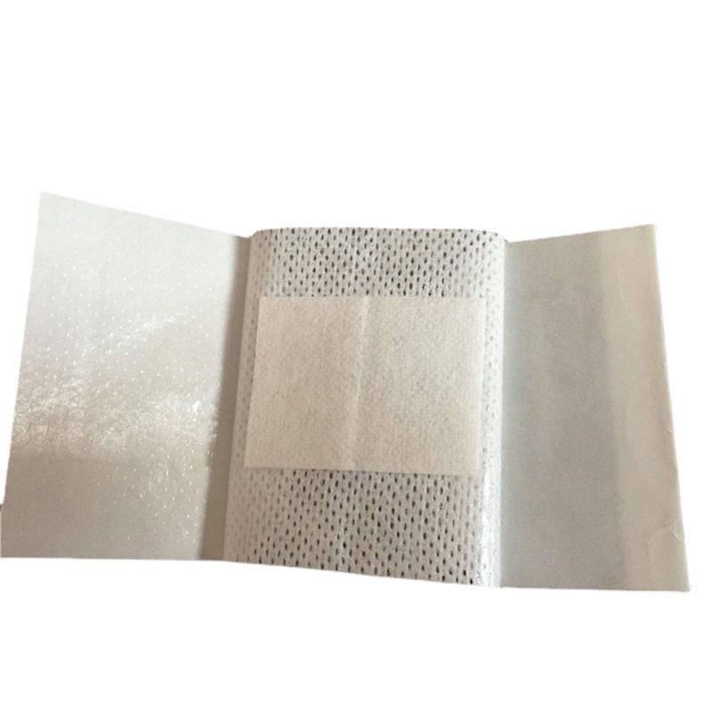 Medical High Quality Adhesive Wound Dressing Pad 6X7cm Non-Woven Breathable Accessories for First Aid Kit