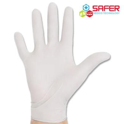 Pure White Nitrile Examination Gloves