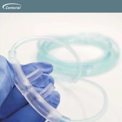 Best Selling Medical CO2 Nasal Disposable Cannula Oxygen Cannula with Soft Prongs