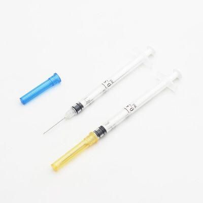 Safety Auto Destructdestruct Syrings Medical Auto Self Destructive Safety 0.05ml 0.1ml 0.5ml Ad Syringe