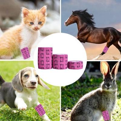 Medical Non-Woven Sports Patterned Cohesive Self Adhesive Bandage