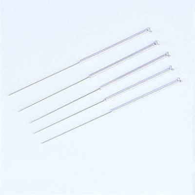 Quality Assurance Disposable Sterile Plastic Bag Packing Silver Wire Handle Acupuncture Needles with CE Certificate