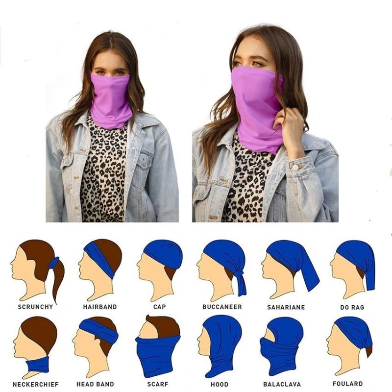 Cheap Custom Logo Bandana Printing Multifunctional Tubular Headwear Fashion Scarf Seamless Face Mask