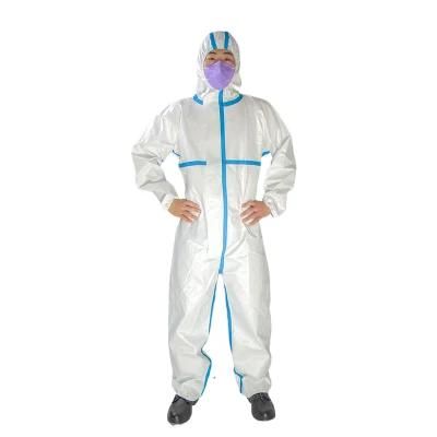 Disposable Protective Coverall Suit CE Sterile Safety Protective Clothing