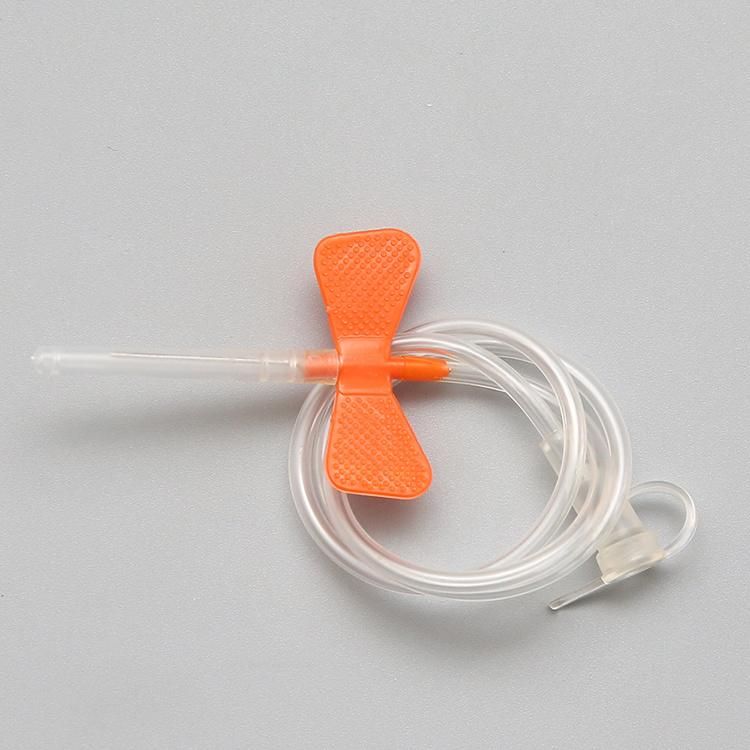 Catheter Soft Scalp Vein Set Needle 23G Prevent Knot