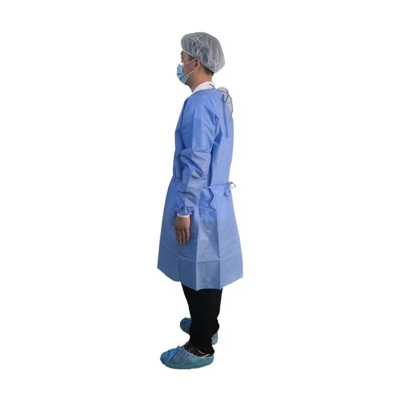 Factory Hot-Selling Non Woven Fabric SMS Isolation Gown Wholesale Price