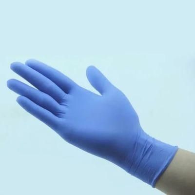 Disposable Powdered Nitrile Powder Free Examination Latex Medical Nitrile Gloves-Box of 100