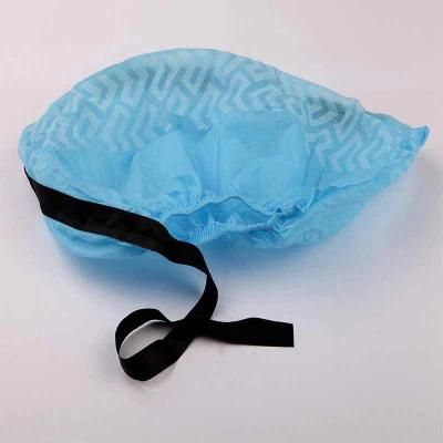 Cleanroom ESD Safe Disposable Non Woven Anti-Skid Shoecover Blue Color