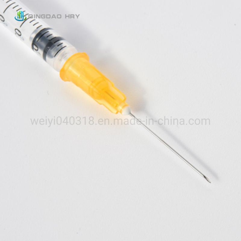 Wholesale Medical Disposable Syringe with/Without 0.3ml -10ml Auto-Disable Self-Destructive Syringe