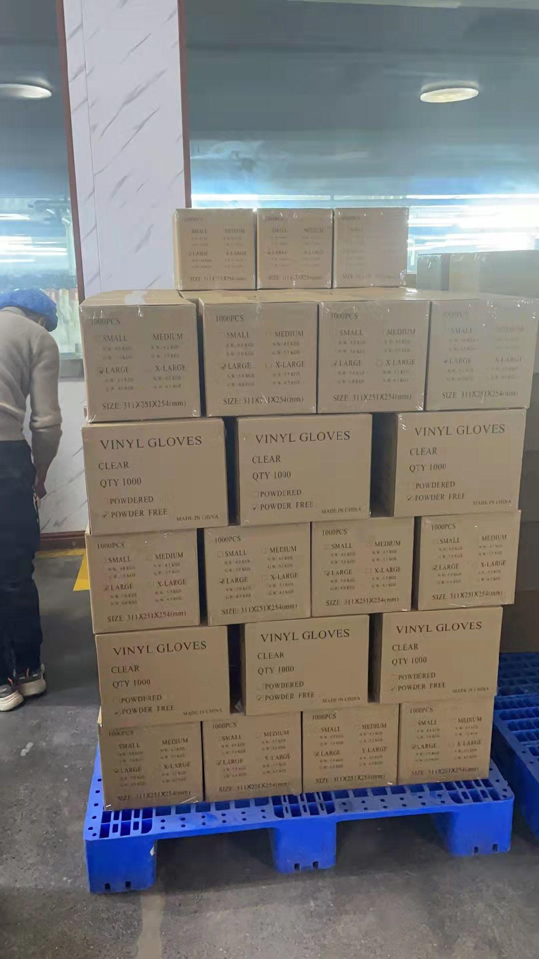 Wholesale Disposable Blue Medical Nitrile Gloves