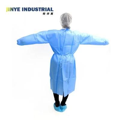 Disposable Medicalsurgical Sterile Waterproof PP Protective Clothing Suit Coveralls Level 2/3 Isolation Gown